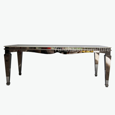 75cm chiều cao 10 người bàn ăn đa chức năng bằng thép không gỉ vàng sáng