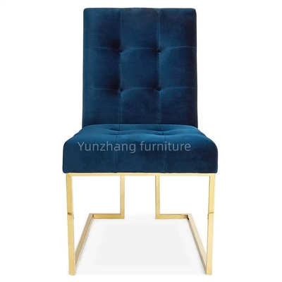 Ghế sofa nhung ấm cúng bằng thép không gỉ 201 Khách sạn / Nội thất phòng khách