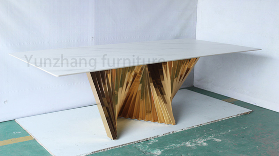Bộ Bàn Ăn 6 Ghế Chân Thép Kính Cường Lực Hiện Đại Sang Trọng Dành Cho 8 Người