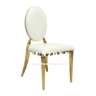 Ghế kim loại thép không gỉ T-Gold cho quầy lễ tân khách sạn, ghế xếp chồng, ghế tiệc cưới, ghế ngồi bọc nhung phong cách Bắc Âu