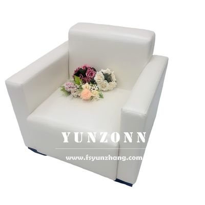 Ghế sofa đơn hiện đại bằng da với kích thước nhỏ gọn (820*750*760mm) Da PU bền bỉ cho khu vực lễ tân khách sạn