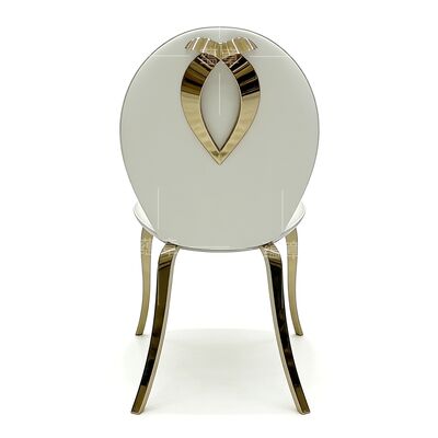 Ghế ăn hiện đại cho nhà hàng, tiệc cưới, chân thép không gỉ sang trọng cho sự kiện, khách sạn