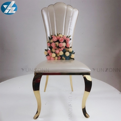 Ghế thanh lịch với thiết kế lưng cao Nhà sản xuất Trung Quốc cho thuê bán buôn cho sự kiện