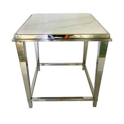 Khách sạn Thép không gỉ Chiếc bàn trà 30kg Chiều rộng 48cm