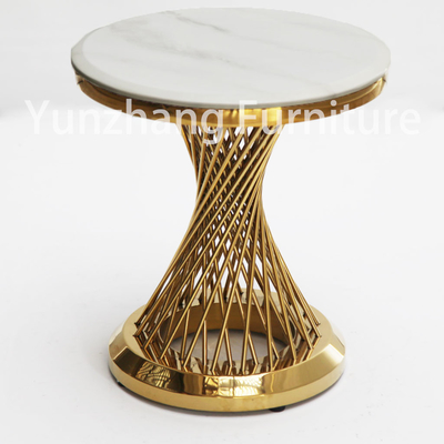 Bàn tròn xoay Bộ bàn ăn cuối phòng khách có đế kim loại