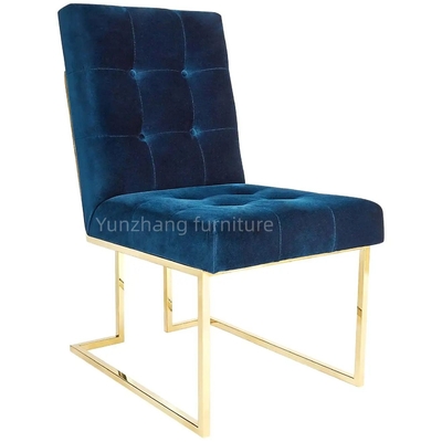 Ghế sofa nhung ấm cúng bằng thép không gỉ 201 Khách sạn / Nội thất phòng khách