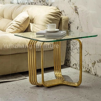 Bàn Cà Phê Vuông Sang Trọng Nội Thất Gia Đình Hiện Đại Được Thiết Kế Cho Phòng Khách