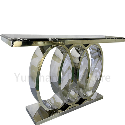 Bàn trà kiểu cách bằng thép tròn trơn 50-60kg dành cho công nghiệp rộng 40cm