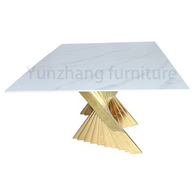 Phong cách Bắc Âu Phòng ăn hiện đại Italian Luxury Home Furniture Marble Top Dining Table
