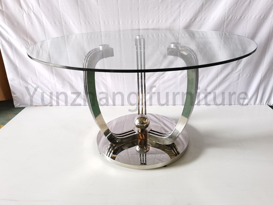 Claw Design Bàn ăn tròn Bàn kính Đồ nội thất khách sạn