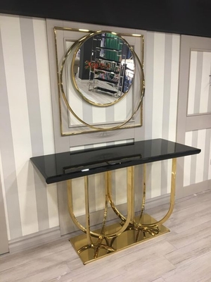 Black Marble Console bàn làm bằng tay đồ nội thất phòng ăn sang trọng