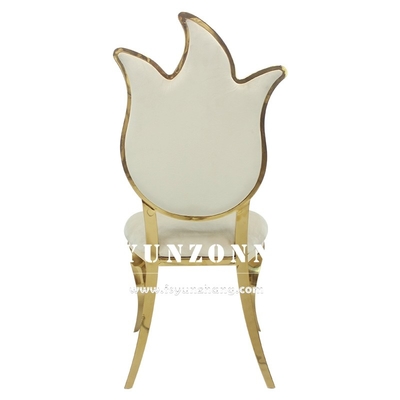 Thiết kế hoa Ghế cưới cao lưng Ghế nội thất hoàng gia 49X56X107cm