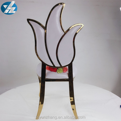 Thiết kế hoa Ghế cưới cao lưng Ghế nội thất hoàng gia 49X56X107cm