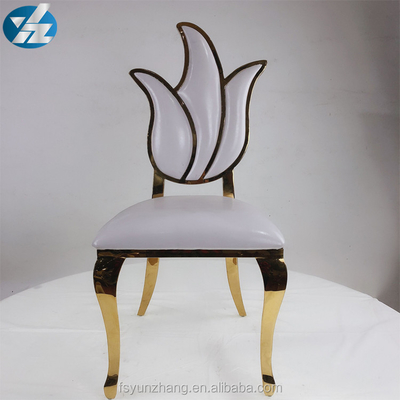 Thiết kế hoa Ghế cưới cao lưng Ghế nội thất hoàng gia 49X56X107cm