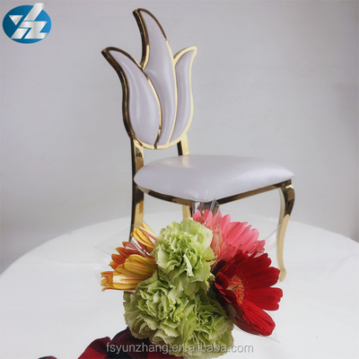 Thiết kế hoa Ghế cưới cao lưng Ghế nội thất hoàng gia 49X56X107cm