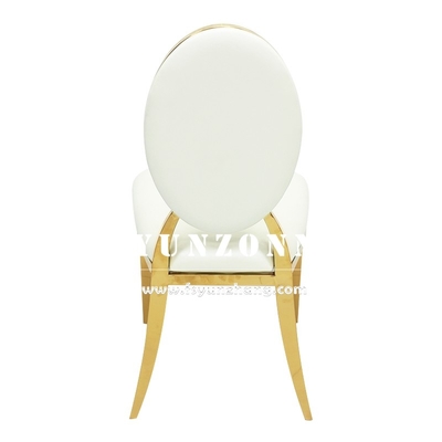 Ghế kim loại thép không gỉ T-Gold cho quầy lễ tân khách sạn, ghế xếp chồng, ghế tiệc cưới, ghế ngồi bọc nhung phong cách Bắc Âu