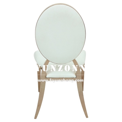 Ghế đám cưới bằng thép không gỉ vàng Cho thuê ghế đám cưới hoàng gia W49xD53xH94cm