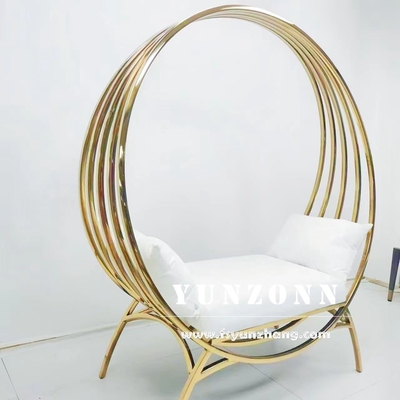 Classic Wedding Couple Sofa Set Round Wedding Throne Throne Birdcage Chair
