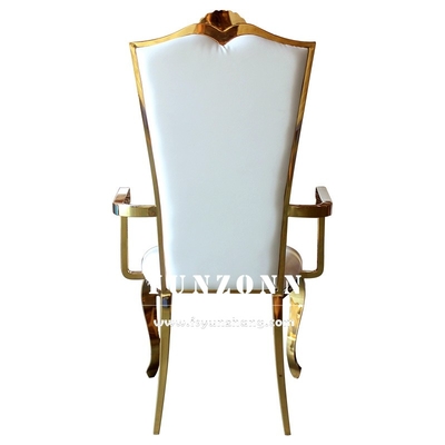Ghế tiệc cưới mạnh mẽ thanh lịch Khung vàng cho lễ tân và sự kiện