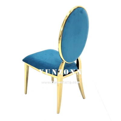 Ghế ăn hiện đại thiết kế xếp chồng Khách sạn Phòng khách Ghế Kim loại Vàng Thép không gỉ Ghế tiệc cưới cho Hội trường sự kiện