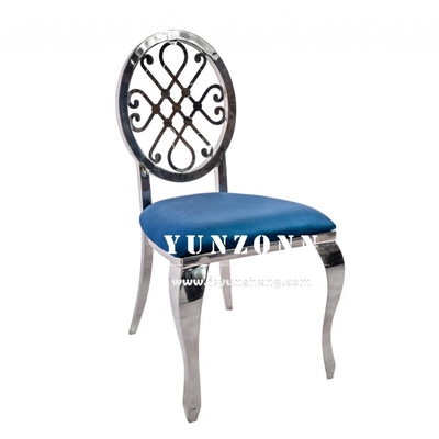 Hoa vàng hồng trở lại phòng ăn đồ nội thất xếp chồng đệm di động ghế tiệc cưới cho phòng tiệc