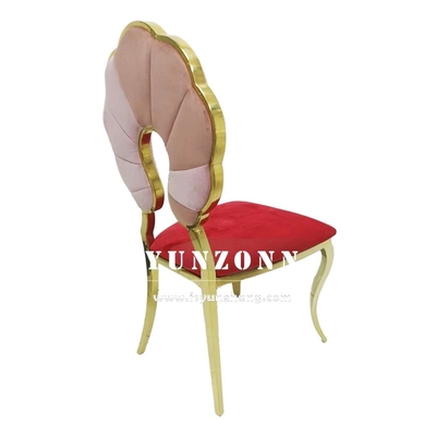 Phong cách Bơm Bơm Phong cách Thiết kế Sự kiện Tiệc Thuê Đồ nội thất Vàng Thép không gỉ Banquet ghế ăn Cho Khách sạn Nhà hàng