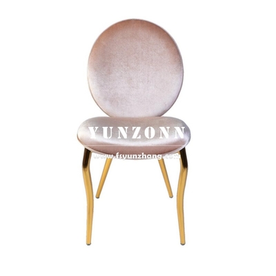 Hàng hóa bán buôn Dubai Market Gold Stainless Steel Banquet Chair Royal Lion Handhold Hotel Luxury Dining Chair