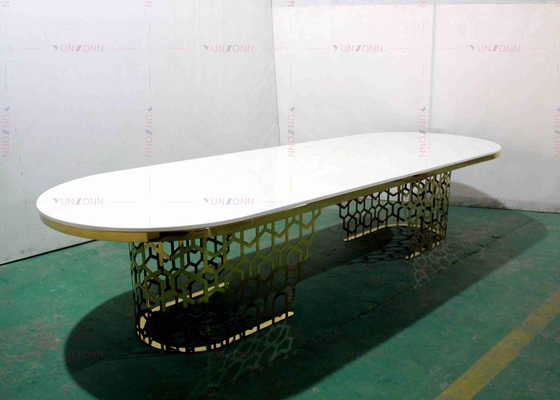 Phong cách tiệc lớn sang trọng hiện đại Bàn ăn phong cách MDF OEM 4000X1200X750mm