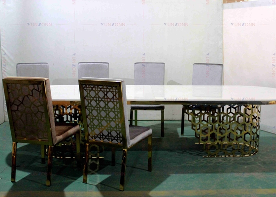 Phong cách tiệc lớn sang trọng hiện đại Bàn ăn phong cách MDF OEM 4000X1200X750mm