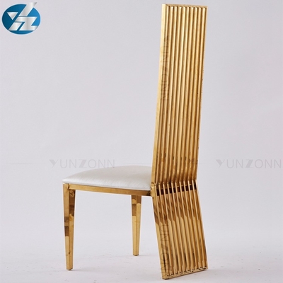 Ghế đám cưới lưng cao Ghế tiệc sang trọng bằng thép không gỉ Trọng lượng 200Kg