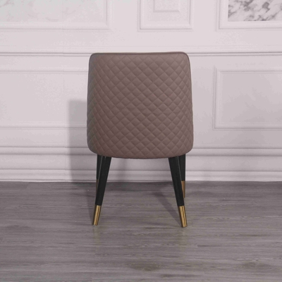 Khách sạn Ghế lưng gỗ rắn chắc PU Ghế phòng ăn có đệm đàn hồi cao