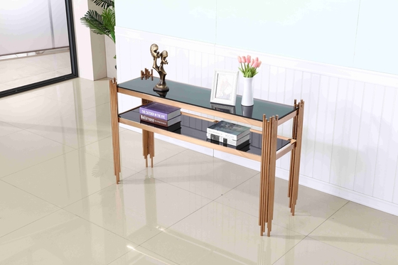 Đá cẩm thạch cao cấp hàng đầu bằng thép không gỉ Cơ sở hành lang Góc phòng khách Bàn điều khiển trang trí