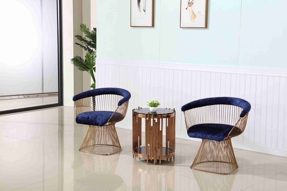 Khách sạn Leisure Garden Ghế lễ tân Ghế kim loại Cơ sở ghế Accent Phòng khách Khung thép không gỉ
