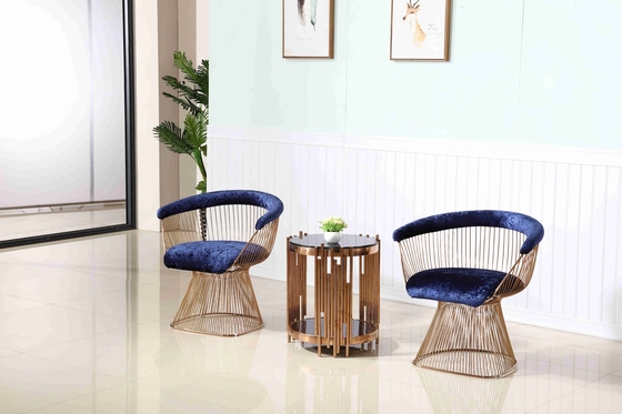 Khách sạn Leisure Garden Ghế lễ tân Ghế kim loại Cơ sở ghế Accent Phòng khách Khung thép không gỉ