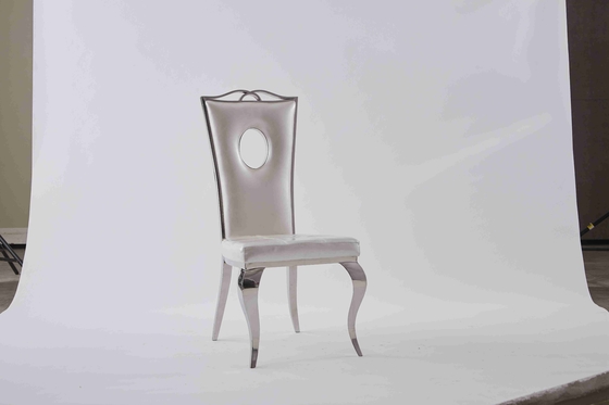 Ghế ăn nhung màu Ghế tiệc cưới Thiết kế rỗng cho gia đình