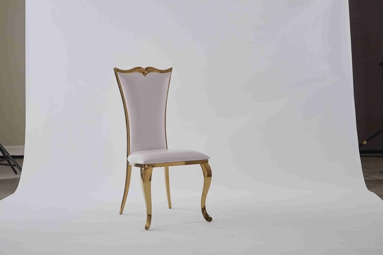 Ghế ăn nhung màu Ghế tiệc cưới Thiết kế rỗng cho gia đình
