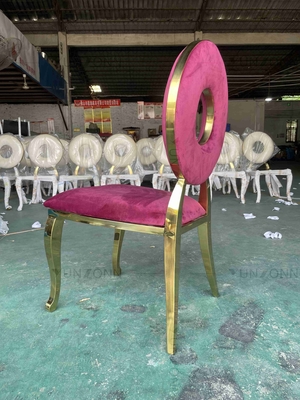 Ghế ăn tròn lưng ghế Thiết kế đặc biệt Ghế tiệc có chức năng xếp chồng lên nhau