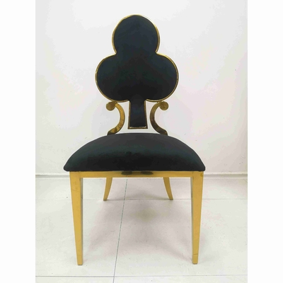 Poker Flower Ghế ăn bọc nệm Khung thép không gỉ 201 W50xD65xH92cm