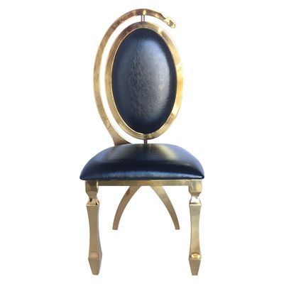 Giá tốt. Ghế ăn sự kiện khung SS 201 Tác động trực quan cho bữa tiệc trực tuyến