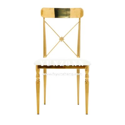 Giá tốt Banquet Party Cho thuê vàng thép không gỉ khách sạn ghế cưới cho hội trường sự kiện trực tuyến