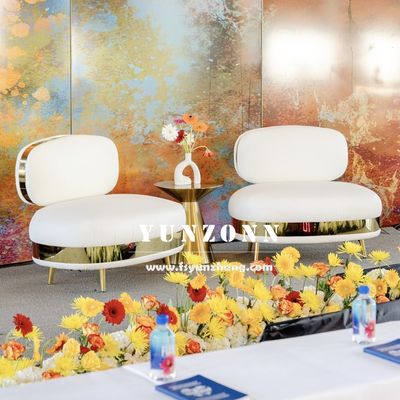 Bộ ghế sofa thiết kế hiện đại tiêu chuẩn cao với khung thép không gỉ và vải nhung cho phòng khách