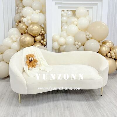 Giá tốt Ghế sofa thép không gỉ tối giản thanh lịch cho phòng khách khách sạn phong cách hiện đại dùng cho quán bar, cặp đôi và đám cưới trực tuyến