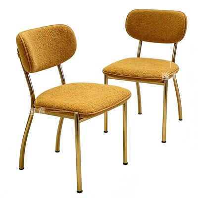 Giá tốt Thép không gỉ ghế cưới ghế cưới ghế ăn nhung ghế ăn uống hiện đại sang trọng cho các sự kiện trực tuyến