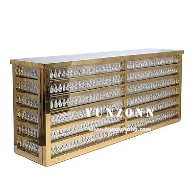 chất lượng Quầy Bar Thương Mại Bằng Thép Không Gỉ Thiết Kế Pha Lê Cho Thuê nhà máy