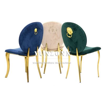 Giá tốt Ghế Vua Sư Tử Hoàng Gia Sang Trọng Bọc Nhung Lưng Thép Không Gỉ Độc Đáo Cho Tiệc Cưới Nhà Hàng Dubai trực tuyến
