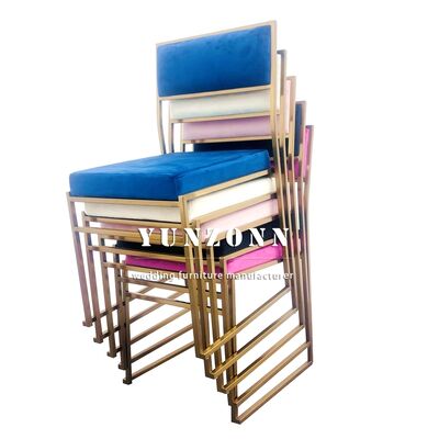 Giá tốt Nhập khẩu phổ biến vàng kim loại dây ghế cho các sự kiện đám cưới Party sang trọng trực tuyến