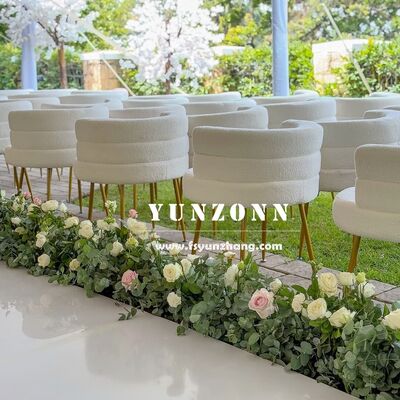 Giá tốt Modern White Lambswool Sectional Sofa Semicircle Curved Living Room Sofa Half Round Sofa Thiết kế trực tuyến