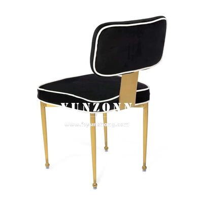 Giá tốt Luxury Black Velvet Wedding Chairs Party and Event Thiết kế xếp chồng cho khách sạn - bán buôn trực tuyến