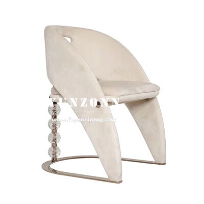 Giá tốt Chairs Dining Mewah Pabrik Grosir Kustom Italia Fashion Furniture Rumah Kaki Logam Padat Sandaran Tinggi trực tuyến