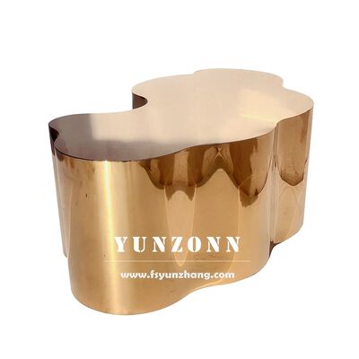 Giá tốt Thép không gỉ hiện đại Vàng Cây bàn cà phê Cỗ xe kiểu thân đồ nội thất phòng khách cho khách sạn Ăn phòng ngủ sử dụng trực tuyến